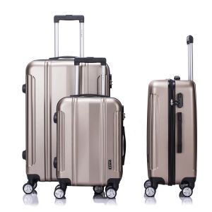 Lot de 3 valises rigides 1908 55, 67 et 77 cm Taupe Lot de 3 valises rigides 1908 55, 67 et 77 cm Taupe