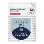 Autocollant sticker Parisiens Parisiennes Je ne suis pas un touriste
