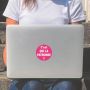 Autocollant sticker Féministe C'est qui la Patronne ?