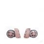 Lot de 2 roues de rechange 83103 Droite/Gauche Pivoine (PO)