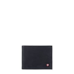 Portefeuille Italien Arthur 2.0 en cuir Marin-Nubuck Lune bleue