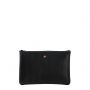 Pochette Camille en cuir UpCyclé 21 cm Noir c'est Noir