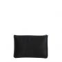 Pochette Camille en cuir UpCyclé 21 cm Noir c'est Noir