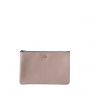 Pochette Camille en cuir UpCyclé Flocon blanc