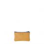 Petit porte-monnaie Emile en cuir UpCyclé Soleil jaune