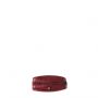 Porte-monnaie Charles Cuir Grainé Rubis rouge