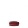 Porte-monnaie Charles Cuir Grainé Rubis rouge