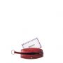 Porte-monnaie Charles Cuir Grainé Rubis rouge