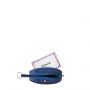 Porte-monnaie Charles Cuir Nubuck Mer Indigo