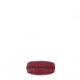 Porte-monnaie Charles Cuir Nubuck Rubis Rouge