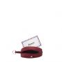 Porte-monnaie Charles Cuir Nubuck Rubis Rouge