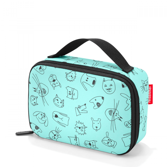 Sac isotherme Thermocase Kids 20 cm Cats and Dogs Mint