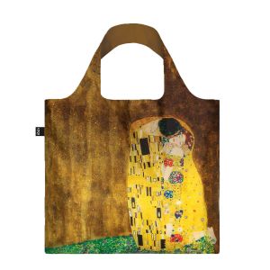 Sac shopping pliable avec pochette zip 50cm Gustave Klimt The Kiss Bag Sac shopping pliable avec pochette zip 50cm Gustave Klimt The Kiss Bag