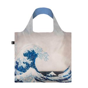 Sac shopping pliable avec pochette zip 50cm Katsushika Hokusai The Great Wave Bag Sac shopping pliable avec pochette zip 50cm Katsushika Hokusai The Great Wave Bag