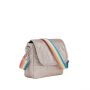 Petit sac bandoulière à paillettes 22 cm Cuivre