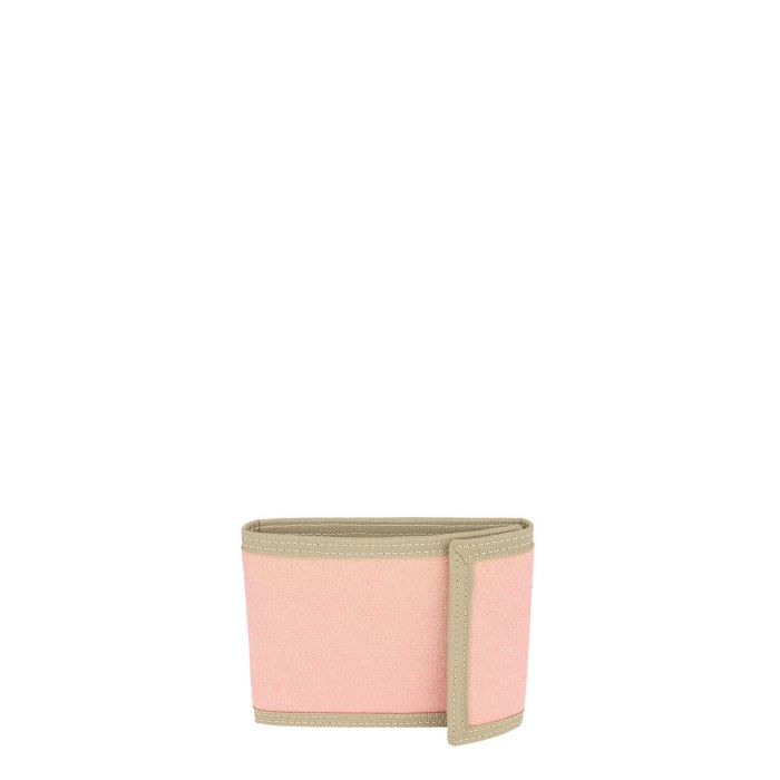 Portefeuille à paillettes 11,5 cm Corail