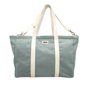 Sac Cabas Jean 60 cm Sauge Sac Cabas Jean 60 cm Sauge