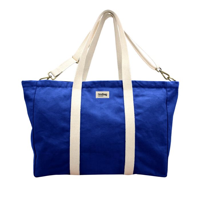 Sac Cabas Jean 60 cm Bleu électrique
