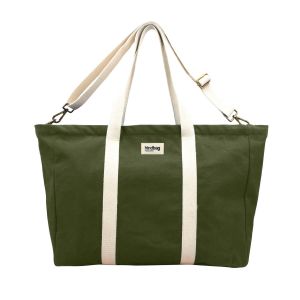 Sac Cabas Jean 60 cm Olive Sac Cabas Jean 60 cm Olive