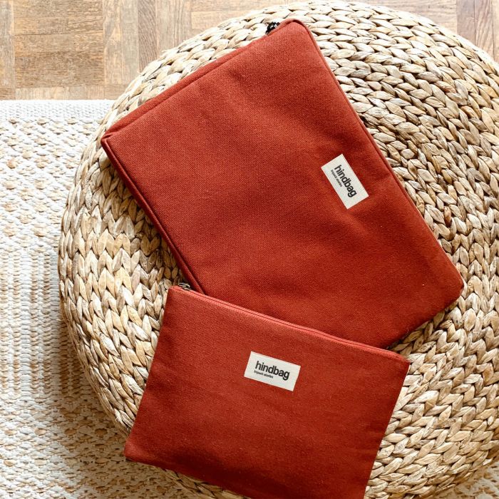 Housse pour ordinateur 13 pouces Ava Terracotta