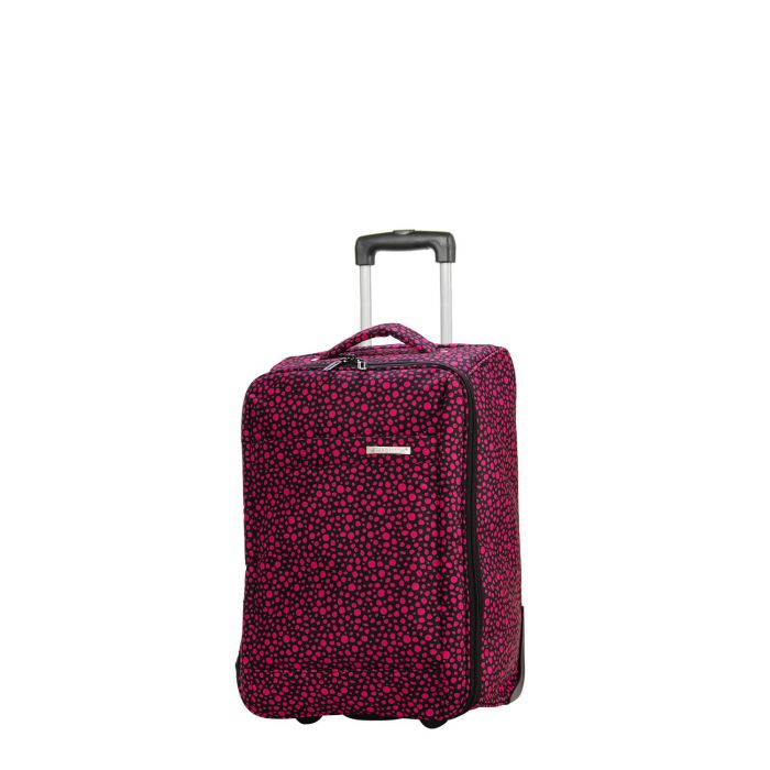 Valise cabine souple 62702A 54 cm Pink dots