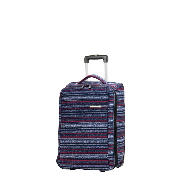 Valise cabine souple 62702G 54 cm Black stripes