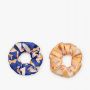 Lot de 2 Chouchous Blue Birds et Coral