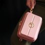 Mini sac rigide Turenne 18 cm Pivoine rose