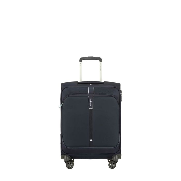 Valise cabine souple PopSoda 55 cm Bleu foncé