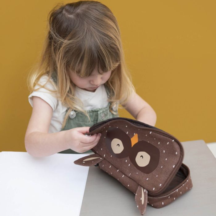 Trousse rectangulaire 20 cm Mr Owl