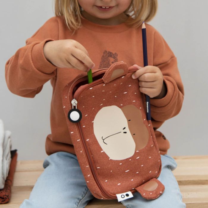 Trousse rectangulaire 20 cm Mr Monkey