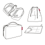 Trousse à langer Baby Case 24 cm Twist Silver
