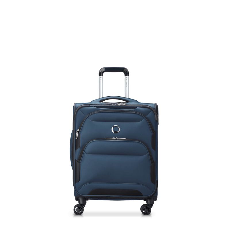 Valise cabine souple Delsey Sky max 2.0 55 cm Bleu