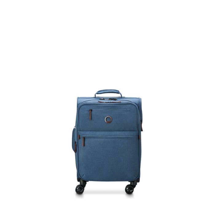 Valise cabine souple Maubert 2.0 55 cm Bleu