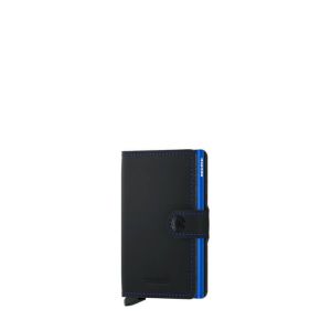 Porte-cartes Miniwallet Matte anti-RFID 10.2 cm Black blue Porte-cartes Miniwallet Matte anti-RFID 10.2 cm Black blue