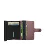 Porte-cartes Miniwallet Matte anti-RFID 10.2 cm Rose