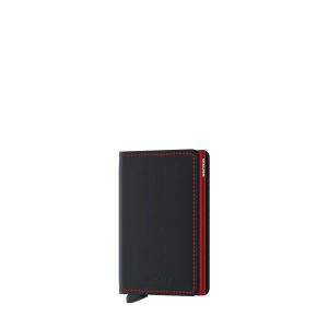 Porte-cartes Miniwallet Matte anti-RFID 10.2 cm Black red Porte-cartes Miniwallet Matte anti-RFID 10.2 cm Black red