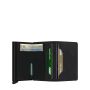 Porte-cartes Slimwallet Vintage anti-RFID 10.2 cm Black