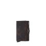 Porte-cartes Twinwallet Vintage anti-RFID 10.2 cm Chocolate