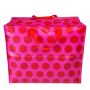 Sac de rangement Jumbo 55 cm Spotlight rouge sur rose