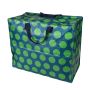 Sac de rangement Jumbo 55 cm Spotlight vert sur bleu