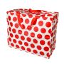 Sac de rangement Jumbo 55 cm Spotlight rouge sur blanc
