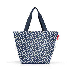 Sac shopping Shopper M 51 cm Signature Navy Sac shopping Shopper M 51 cm Signature Navy