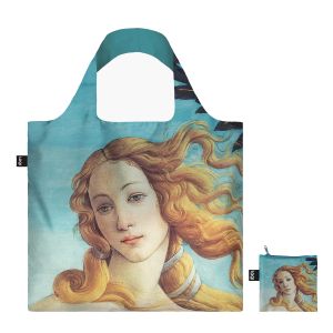 Sac shopping pliable avec pochette zip 50cm The Birth of Venus de Sandro Botticelli Sac shopping pliable avec pochette zip 50cm The Birth of Venus de Sandro Botticelli
