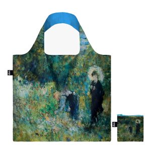 Sac shopping pliable avec pochette zip 50cm Femme avec parasol dans un jardin de Pierre-Auguste Renoir Sac shopping pliable avec pochette zip 50cm Femme avec parasol dans un jardin de Pierre-Auguste Renoir