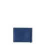 Portefeuille italien Hector avec pince à billets en cuir Nubuck Mer indigo