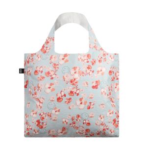 Sac shopping pliable avec pochette zip 50cm Tyvek Blossom Smiley Sac shopping pliable avec pochette zip 50cm Tyvek Blossom Smiley