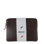 Pochette pour Ipad Guillaume Cuir grainé Terre brunie