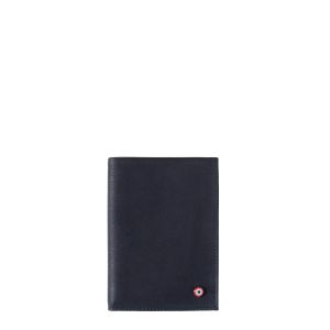Grand Portefeuille Albert en cuir Nubuck Lune Bleue