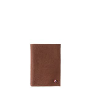 Grand Portefeuille Albert en cuir Nubuck Terrie brunie